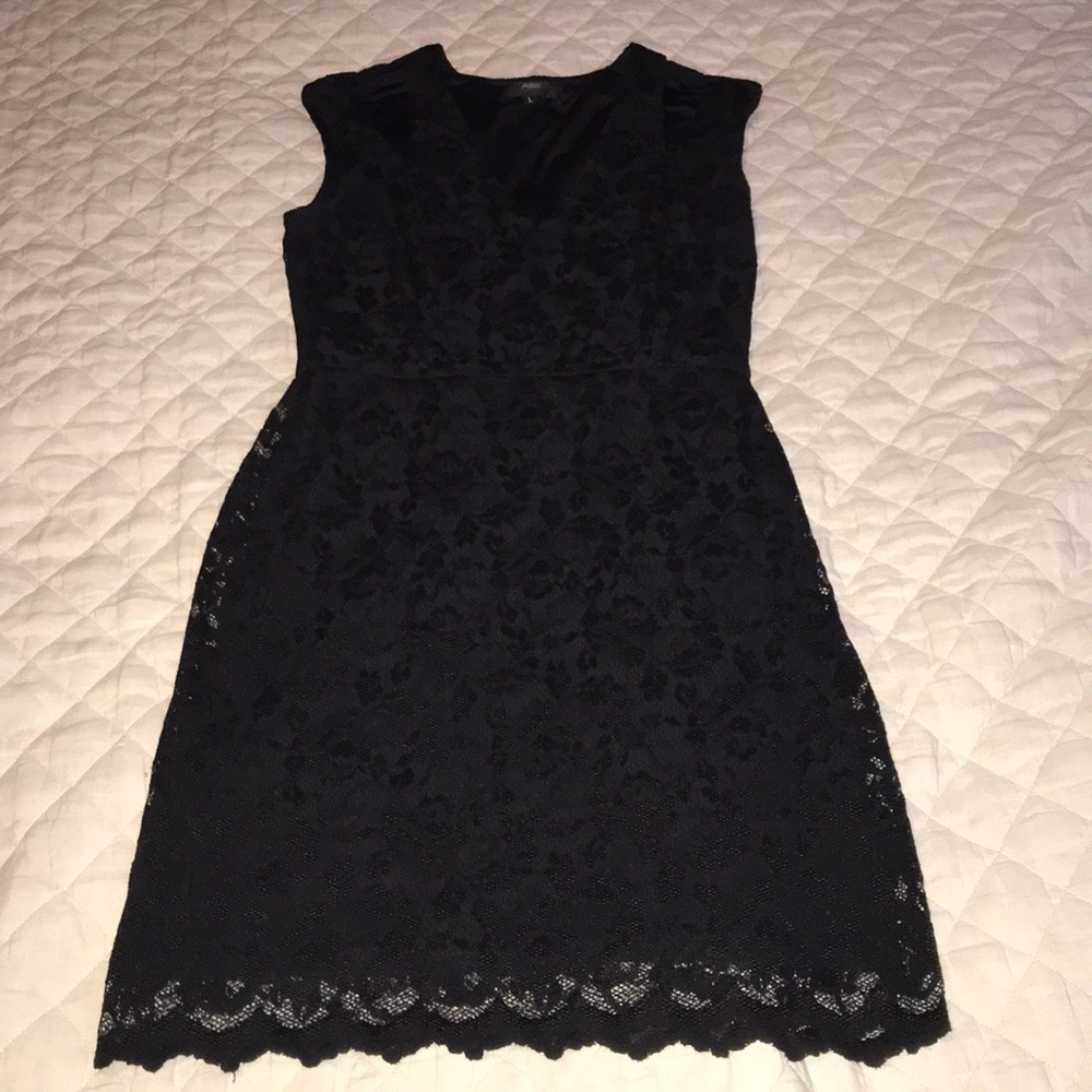 ABS Allen Schwartz Black Lace Dress